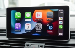 Interfata audio video cu CarPlay Android Auto Audi MIB A3 A4 A5 Q7 CP-MIB-B9-W