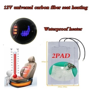 Kit Incalzire In Scaune Auto Carbon Buton Push Slim Oem Look 3 Pozitii Model EDOTEC EDT-IS300