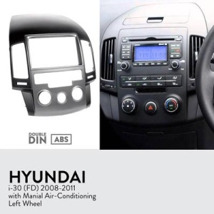Kit Rama Adaptoare 2DIN Dedicata Hyundai I30 2007 - 2012 AC (clima manuala) Connects2 CT23HY19L - Img 12