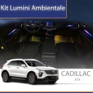 Lumini ambientale dedicate Cadillac XT4 set complet control telefon sau sistem original