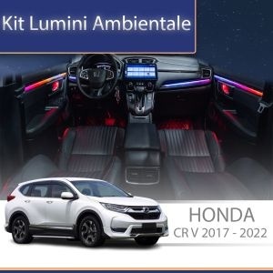 Lumini ambientale dedicate Honda CRV 2017-2021 set complet control telefon sau sistem original