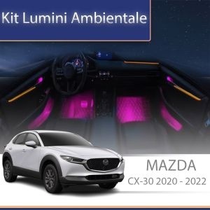 Lumini ambientale Mazda CX-30 2020-2024 dedicat set complet control telefon sau sistem original AMB-MZD-CX-30
