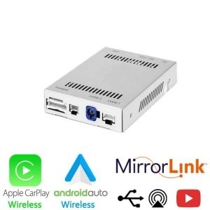 Modul carplay android auto Mercedes Clasa E W213 ecran mic 7 inch camera spate si camera fata usb video CP-NTG5.5-7