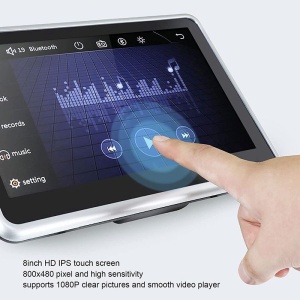 MONITOR AUTO TETIERA ECRAN IPS 8'' TOUCHSCREEN SD USB MIRROR LINK AV OUT COD EDT-Travelmate8 