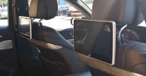 MONITOR TETIERA CU ANDROID TRAVELMATE 10" USB SD 1080P INTERNET WIFI BLUETOOTH TOUCHSCREEN REZOLUTIE HD LOGO SELECTABIL