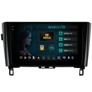 Navigatie 2K Nissan Qashqai / X-Trail (2013+), 8GB RAM, Android, Octacore, Slot Sim 4G, DSP, GPS, Wi-FI, Carplay, Android Auto, USB, Bluetooth, Waze, Touchscreen, 10.36 Inch