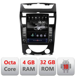 NAVIGAȚIE ANDROID 10 DEDICATA SSANGYONG REXTON 2006-2013 ECRAN CAPACITIV TIP TESLA 9,7" PROCESOR OCTACORE 4GB RAM 32GB MEMORIE INTERNA DVR CARKIT BLUETOOTH MIRROR LINK MODEL TESLA KIT-rexton07+EDT-E710