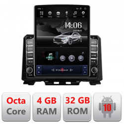 NAVIGAȚIE ANDROID 10 DEDICATA SUZUKI JIMNY 2018-, ECRAN CAPACITIV TIP TESLA 9,7" PROCESOR OCTACORE 4GB RAM 32GB MEMORIE INTERNA DVR CARKIT BLUETOOTH MIRROR LINK MODEL TESLA KIT-JIMNY+EDT-E709