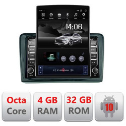 NAVIGAȚIE ANDROID 10 DEDICATA VW SKODA SEAT ECRAN CAPACITIV TIP TESLA 9,7" PROCESOR OCTACORE 4GB RAM 32GB MEMORIE INTERNA DVR CARKIT BLUETOOTH MIRROR LINK MODEL TESLA KIT-vw+EDT-E710