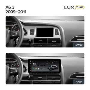 Navigatie Auto Teyes Lux One Audi A6 C6 2004-2011 6+128GB 12.3" IPS Octa-core 2Ghz, Android 4G Bluetooth 5.1 DSP - Img 2