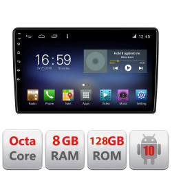 NAVIGAȚIE CARPAD ANDROID 10 DEDICATĂ CITROEN BERLINGO 2008-2018 ECRAN CAPACITIV OCTACORE 8GB RAM 128GB ROM DVR CARKIT BLUETOOTH MIRROR LINK KIT-berlingo+EDT-E609