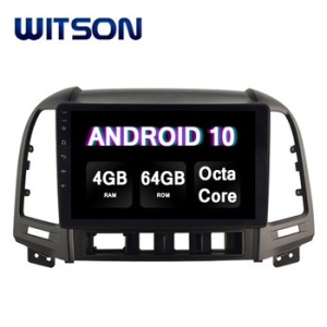 NAVIGATIE CARPAD ANDROID 10 DEDICATA HYUNDAI SANTA FE 2006-2012 OCTACORE 4GB RAM 64 GB ROM SIM 4G DVR CARKIT BLUETOOTH MIRROR LINK GPS WAZE MODEL WITSON DHS2871 - Img 2