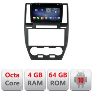 NAVIGATIE CARPAD ANDROID 10 DEDICATA LAND ROVER FREELAANDER 2 2006-2012 ECRAN CAPACITIV OCTACORE 4GB RAM 64 GB ROM DVR CARKIT BLUETOOTH MIRROR LINK MODEL LENOVO KIT-freelander2+EDT-E609