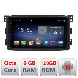 NAVIGATIE CARPAD ANDROID 10 DEDICATA SMART FOR TWO ECRAN CAPACITIV OCTACORE 6GB RAM 128GB ROM DVR CARKIT BLUETOOTH MIRROR LINK MODEL LENOVO KIT-smart05+EDT-E609