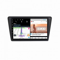 NAVIGATIE CARPAD ANDROID 11 DEDICATA SKODA RAPID 2011 - 2019 ECRAN IPS 9" INTERNET WIFI QUADCORE 2GB RAM 32GB MEMORIE INTERNA SUNET DSP DVR CARKIT BLUETOOTH MIRRORLINK MODEL KIT-RAPID+EDT-M150