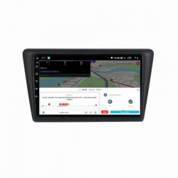 NAVIGATIE CARPAD ANDROID 11 DEDICATA SKODA RAPID 2011 - 2019 ECRAN IPS 10" INTERNET WIFI SIM 4G PROCESOR OCTACORE 2GB RAM 32GB MEMORIE SSD SUNET DSP DVR CARKIT BLUETOOTH CARPLAY ANDROID AUTO COOLER RACIRE MODEL KIT-RAPID+EDT-M200