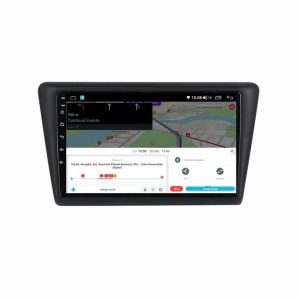 NAVIGATIE CARPAD ANDROID 11 DEDICATA SKODA RAPID 2011 - 2019 ECRAN IPS 9" INTERNET WIFI SIM 4G PROCESOR OCTACORE 4GB RAM 64GB MEMORIE SSD SUNET DSP DVR CARKIT BLUETOOTH CARPLAY ANDROID AUTO COOLER RACIRE MODEL KIT-RAPID+EDT-M500