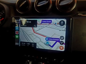 NAVIGATIE CARPAD ANDROID DEDICATA DACIA DUSTER 2022 - 2024 ECRAN QLED 10" SIM 4G OCTACORE 2+32GB SUNET DSP DVR CARKIT BLUETOOTH CARPLAY ANDROID AUTO WIRELESS PRELUARE CAMERE 360 GRADE