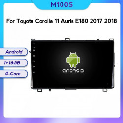 NAVIGATIE CARPAD ANDROID DEDICATA TOYOTA COROLLA 11 AURIS E180 2016-2019 ECRAN IPS 9" CAPACITIV INTERNET WIFI PROCESOR QUAD CORE 1GB RAM 16GB MEMORIE INTERNA SUNET DSP DVR CARKIT BLUETOOTH MIRRORLINK GPS WAZE MODEL KIT-AURIS+EDT-M100