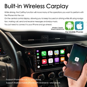 NAVIGATIE CARPAD ANDROID 11 DEDICATA TOYOTA COROLLA 11 AURIS E180 2016-2019 ECRAN IPS 9" INTERNET WIFI SIM 4G PROCESOR OCTA CORE 3GB RAM 32GB MEMORIE SSD SUNET DSP DVR CARKIT BLUETOOTH CARPLAY ANDROID AUTO COOLER RACIRE MODEL KIT-AURIS+EDT-M300