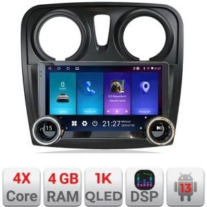 Navigatie Dacia Sandero Logan 2012-2020 Kit-sandero Edotec 4+64 10.5 inch Incell 1K android Wifi 5Ghz gps internet kit-sandero+EDT-E211-RK