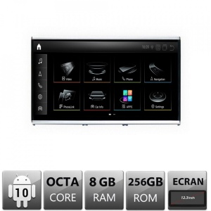 Navigatie dedicata Audi A6 MMI3G+ High EDT-A6-4G-8-V3 ecran 12.3" Android Gps Internet Bluetooth USB Video Qualcomm 8 GB + 256 EDT-A6-4G-8-V3