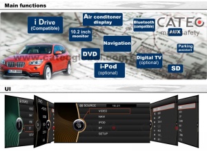 NAVIGATIE DEDICATA BMW X1 E84 2009-2015 ECRAN 9'' DVD GPS CARKIT PRELUARE AGENDA TELEFONICA - Img 5
