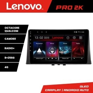 Navigatie Dedicata Citroen Berlingo Opel Combo Peugeot Partner/Rifter Toyota Proace City Fiat Doblo MK3 2019-2026 Lenovo PRO 2K Kit-berlingo18 8 core QLED 2K 8+256 360 Android Waze USB Navigatie Internet Youtube Radio kit-berlingo18+PRO-2K-10-8+256