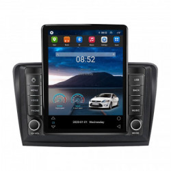 Navigatie dedicata cu Android Skoda Superb II 2008 - 2015, 4GB RAM, Radio GPS Dual Zone, Touchscreen IPS 9.7" HD tip Tesla, Internet Wi-Fi si slot SIM 4G, Bluetooth, MirrorLink, USB, Waze