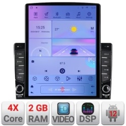 Navigatie dedicata Edonav Ford Fiesta 2020- Android radio gps internet quad core 2+32 ecran vertical 9.7" Kit-fiesta-2020+EDT-E708