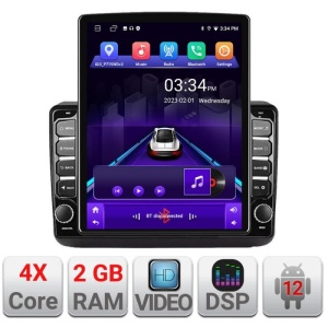 Navigatie dedicata Jeep Grand Cherokee 2014-2019 K-JGG ecran tip TESLA 9.7" cu Android Radio Bluetooth Internet GPS WIFI 2+32 DSP Quad Core