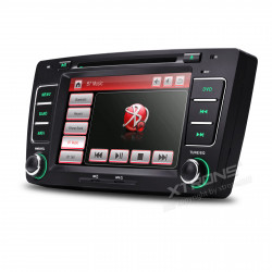 NAVIGATIE DEDICATA SKODA OCTAVIA 2 MODEL XTRONS PF710TSS ECRAN 7" MENIURI OEM DVD GPS CARKIT PRELUARE AGENDA TELEFONICA FARA RAMA ADAPTOARE