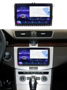 Navigatie dedicata Volkswagen, 4GB RAM 64GB ROM, Quadcore, Android 14, Display QLED, 9", DSP, Carplay&Android Auto, Suport camera AHD - Img 5