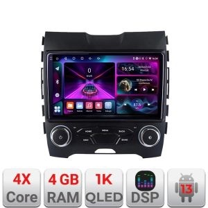 Navigatie Ford Edge 2015-2021 midline A-edge-mid 4+64 InCell Display 1K Android Waze USB Navigatie Internet Youtube Radio kit-edge-mid+EDT-E209-RK