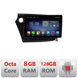 Navigatie Honda Insight 2009-2014 F-insight Octa Core cu Android Radio Bluetooth Internet GPS WIFI DSP 8+128GB 4G KIT-INSIGHT+EDT-E609