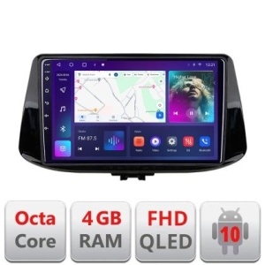 Navigatie Hyundai I30 2017- B-1041 Android Ecran QLED octa core 4+64 carplay android auto