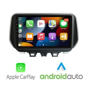Navigatie Dedicata Hyundai Tucson 2019 Ecran 9” Functie Carplay Android Auto Radio Carkit Bluetooth Intrare Camera Marsarier USB Comenzi Volan Model J-1135