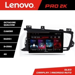 Navigatie Kia Optima 2011-2013 Lenovo Kit-091 8 core QLED 2K 8+256 360 Android Waze USB Navigatie Internet Youtube Radio KIT-091+PRO-2K-9-8+256