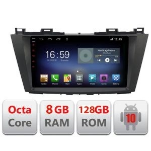 Navigatie MAZDA 5 2010-2017 F-117 Octa Core cu Android Radio Bluetooth Internet GPS WIFI DSP 8+128GB 4G KIT-117+EDT-E609