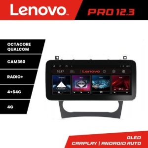 Navigatie Mercedes W203 CLC K-093 Lenovo PRO 4+64 12.3 inch qled android 4G DSP gps internet 8Core KIT-093+PRO-12.3-4+64