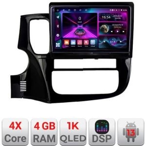Navigatie Mitsubishi Outlander 2014- A-1230 4+64 InCell Display 1K Android Waze USB Navigatie Internet Youtube Radio KIT-1230+EDT-E210-RK