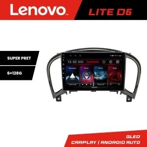 Navigatie Nissan Juke 2010-2015 Lenovo Kit-JUKE 8 core 6+128 GB Android Waze USB Navigatie Internet Youtube Radio KIT-JUKE+LITE-9-6+128