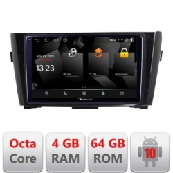 Navigatie Nissan Qashqai 5510-353 Android Octa Core 720p 4+64 DSP 360 camera carplay android auto KIT-353+NAM5510-AXZ
