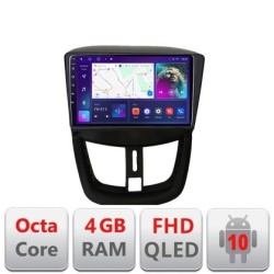 Navigatie Peugeot 207 B-PE01 Android Ecran QLED octa core 4+64 carplay android auto KIT-PE01+EDT-E309V3 KIT-PE01+EDT-E309V3