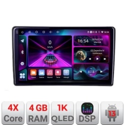 Navigatie Peugeot 307 A-307 4+64 InCell Display 1K Android Waze USB Navigatie Internet Youtube Radio KIT-307+EDT-E209-RK