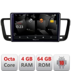 Navigatie Peugeot 508 5510-5637 Android Octa Core 720p 4+64 DSP 360 camera carplay android auto KIT-5637+NAM5510-A9Z