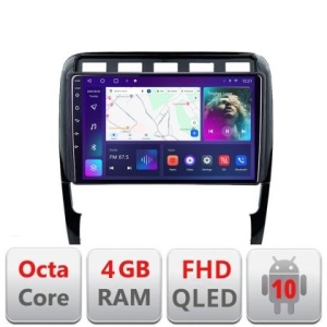 Navigatie Porsche Cayenne 2002-2011 B-443 Android Ecran QLED octa core 4+64 carplay android auto