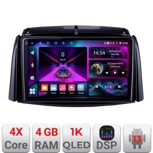 Navigatie Renault Koleos 2009-2016 A-KOLEOS BOSE 4+64 InCell Display 1K Android Waze USB Navigatie Internet Youtube Radio KIT-KOLEOS+EDT-E209-RK