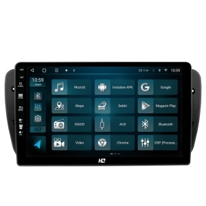 Navigatie Seat Ibiza (2009-2013), 4GB RAM, Android 13, Quadcore, DSP, GPS, Wi-FI, Carplay, Android Auto, USB, Bluetooth, Waze, Touchscreen, 9 inch - Img 2