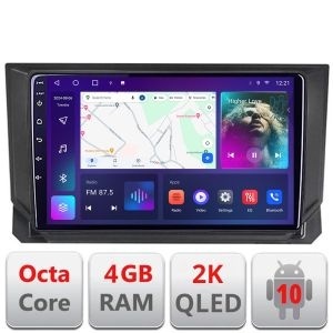 Navigatie Seat Ibiza 2017- C-IBZ Android Octa Core Ecran 2K QLED GPS 4G 4+32GB 360 KIT-IBZ+EDT-E409-2K - Img 1